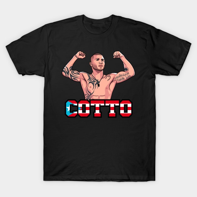 Miguel Cotto T-Shirt by liomal